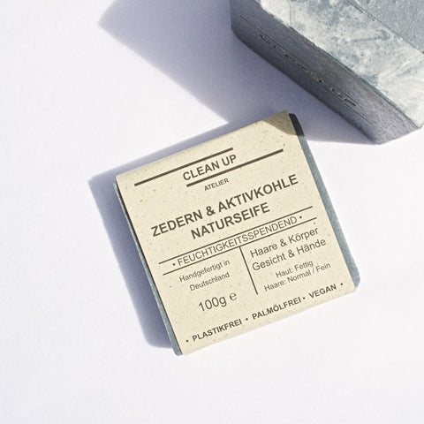 Cedar & Charcoal Natural Soap